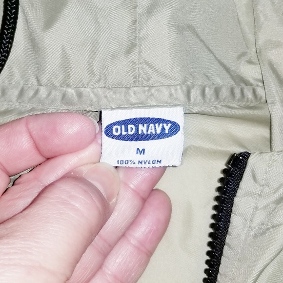 Old Navy pullover hooded rain jacket Sz M - Picture 2 of 6